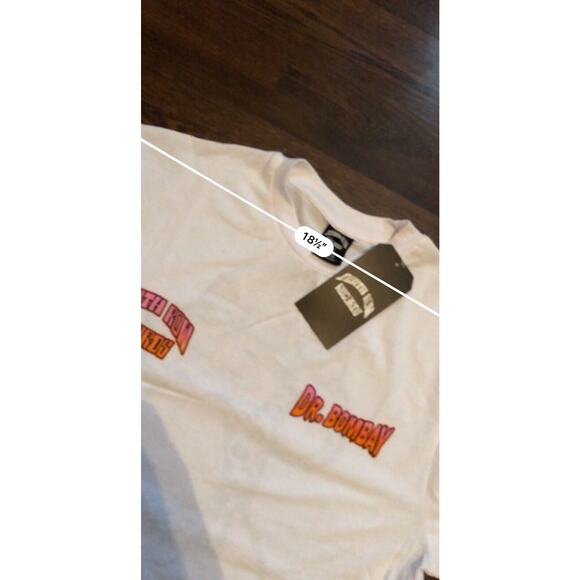 DEATH ROW RECORDS DR. BOMBAY MEDIUM GRAPHIC TEE NATURAL - Picture 9 of 9